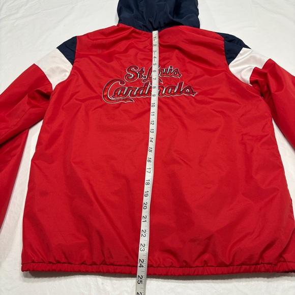 MLB St Louis Cardinals Carl Banks G-III Full Zip Up Windbreaker Jacket Womens M - Picture 9 of 10